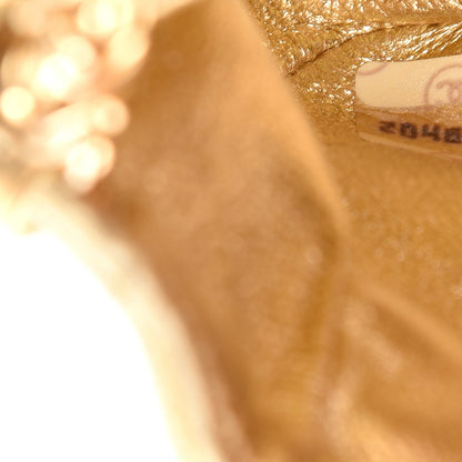Chanel Metallic Lambskin Quilted Mini Flap Gold 6 of 10