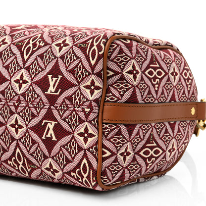 Louis Vuitton Jacquard Since 1854 Speedy Bandouliere 25 Bordeaux 10 of 11