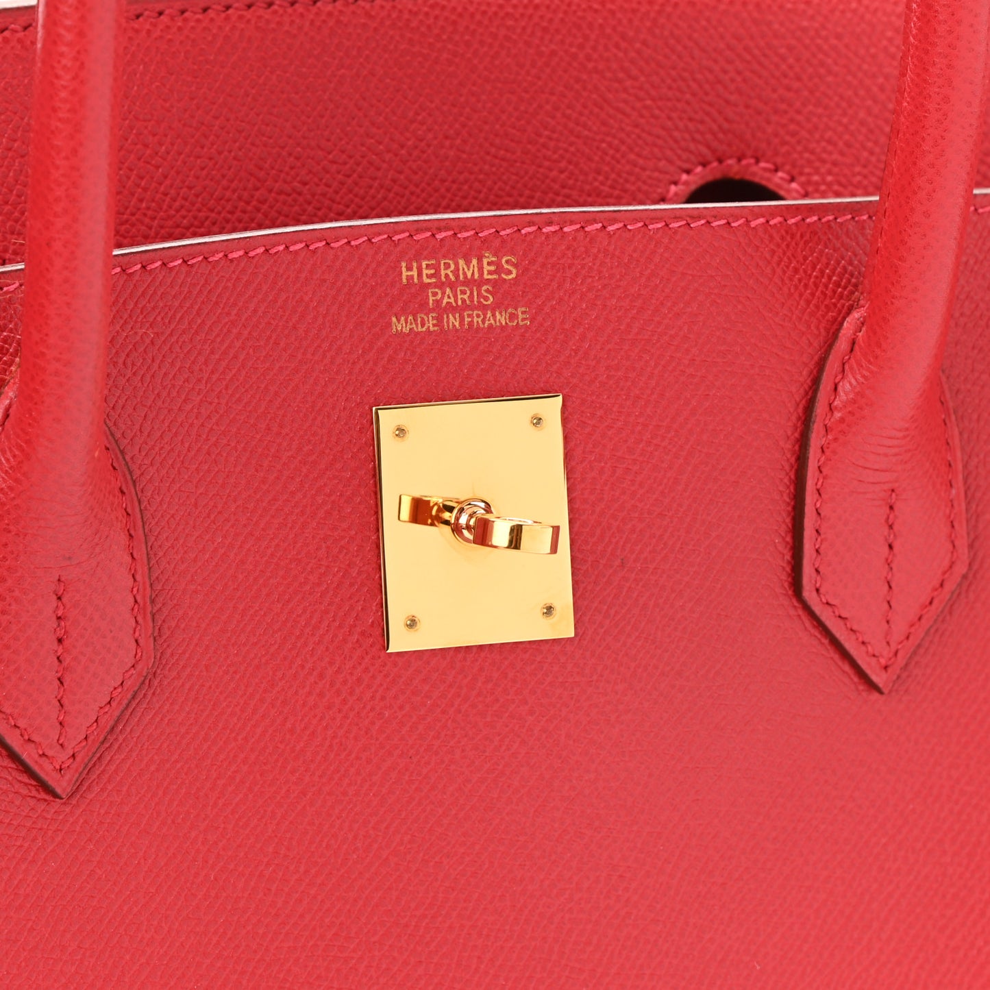 Epsom Birkin 40 Rouge Vif