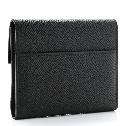 Hermes Epsom Clic Mini Card Holder Black 2 of 7