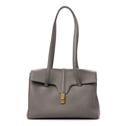 Celine Grained Calfskin Medium Soft 16 Bag Pebble 1 of 10