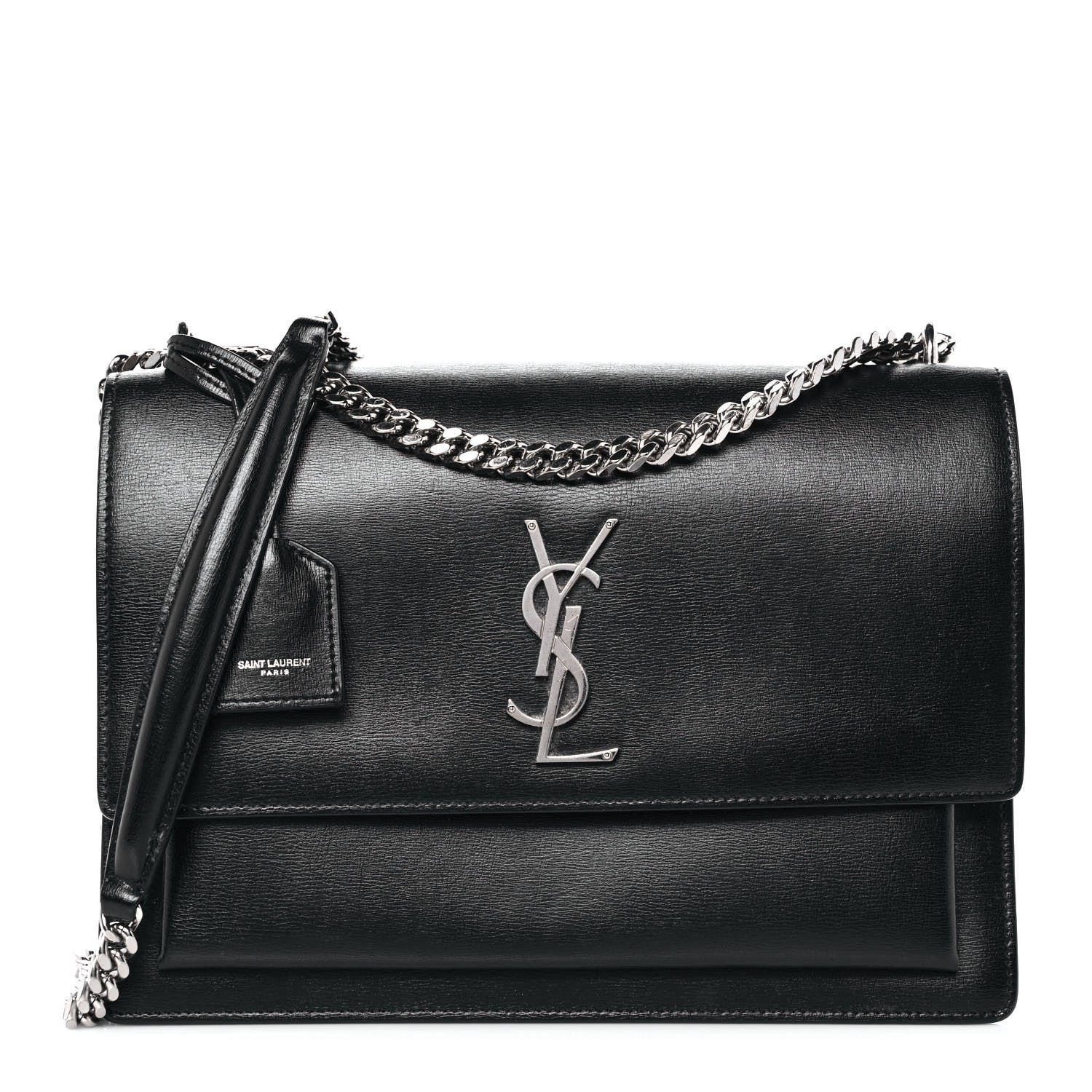 Saint Laurent Calfskin Medium Monogram Sunset Black 1 of 10