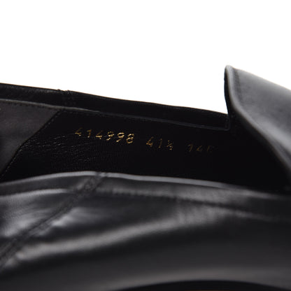 Gucci Lambskin Womens Brixton Horsebit Loafers 41.5 Black 7 of 9