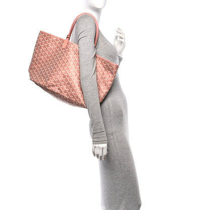 Goyard Iridescent Goyardine Saint Louis PM  Pearly Coral 2 of 10