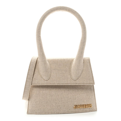 Jacquemus Linen Le Chiquito Moyen Light Greige 1 of 9