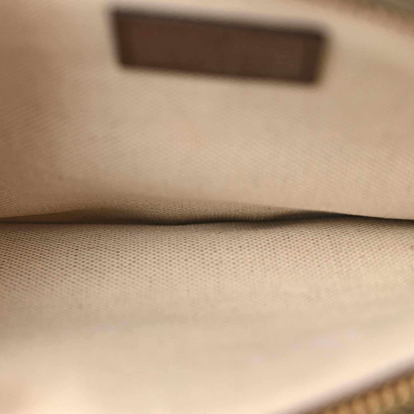 GG Supreme Monogram Textured Dollar Calfskin Blondie Belt Bag Beige Ebony New Acero