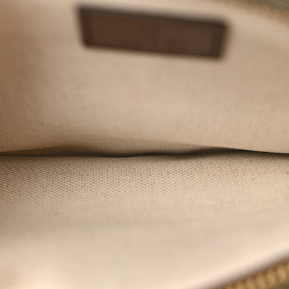 Gucci GG Supreme Monogram Textured Dollar Calfskin Blondie Belt Bag Beige Ebony New Acero 5 of 12