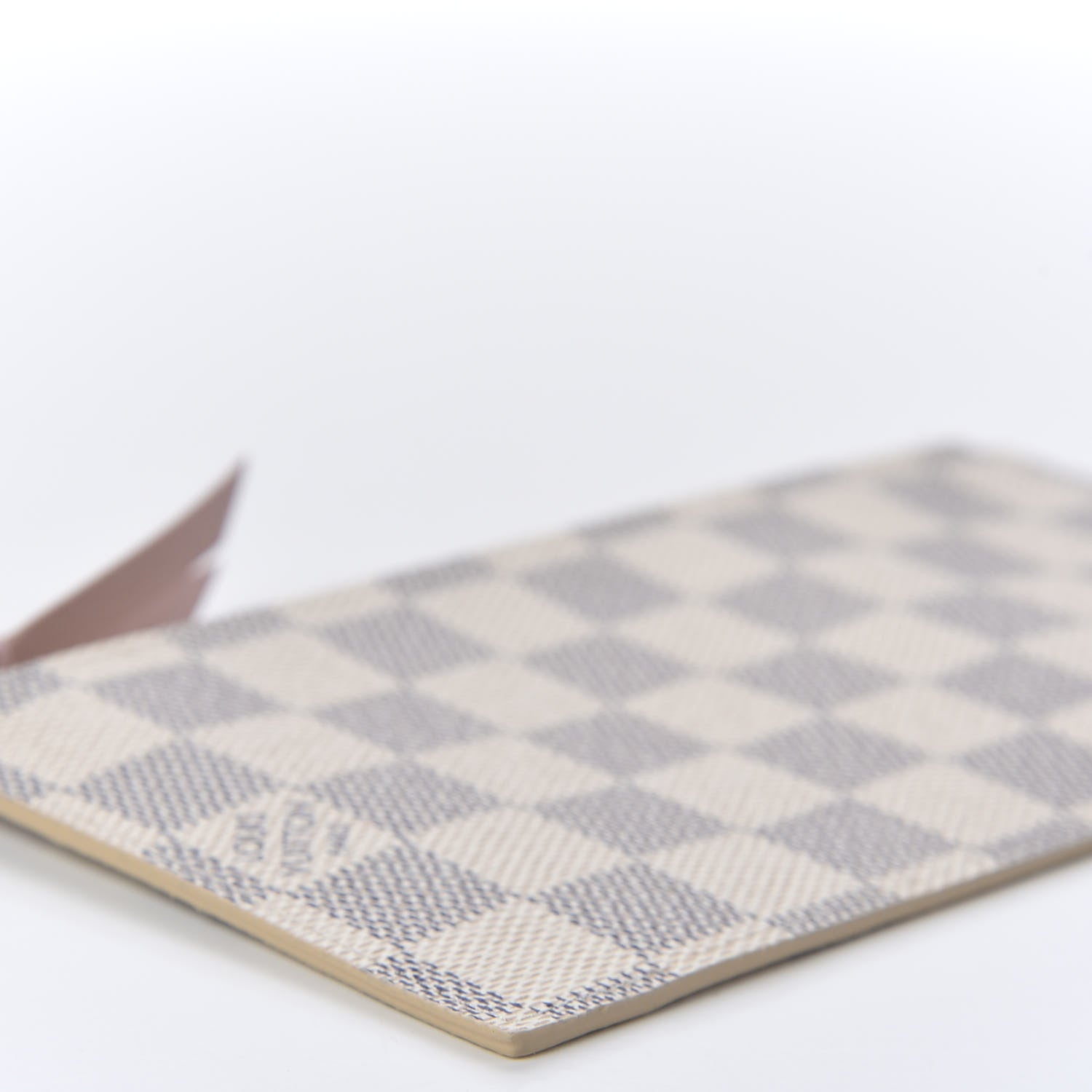 Louis Vuitton Damier Azur Felicie Chain Wallet Zippered Insert Rose Ballerine 5 of 8