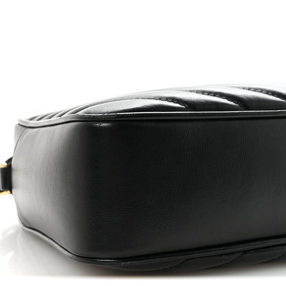Saint Laurent Calfskin Matelasse Monogram Lou Camera Bag Black 9 of 10