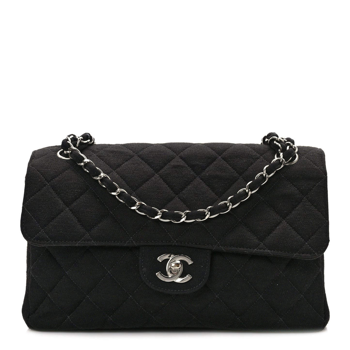 Jersey Double Sided Jumbo Flap Black