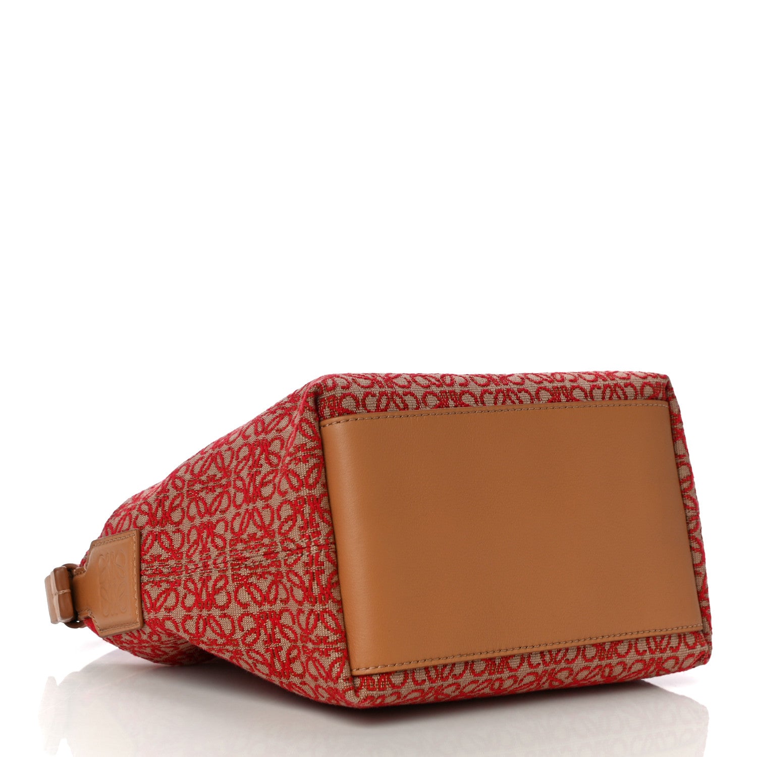 Loewe Jacquard Anagram Calfskin Small Cubi Bag Red Warm Desert 4 of 12
