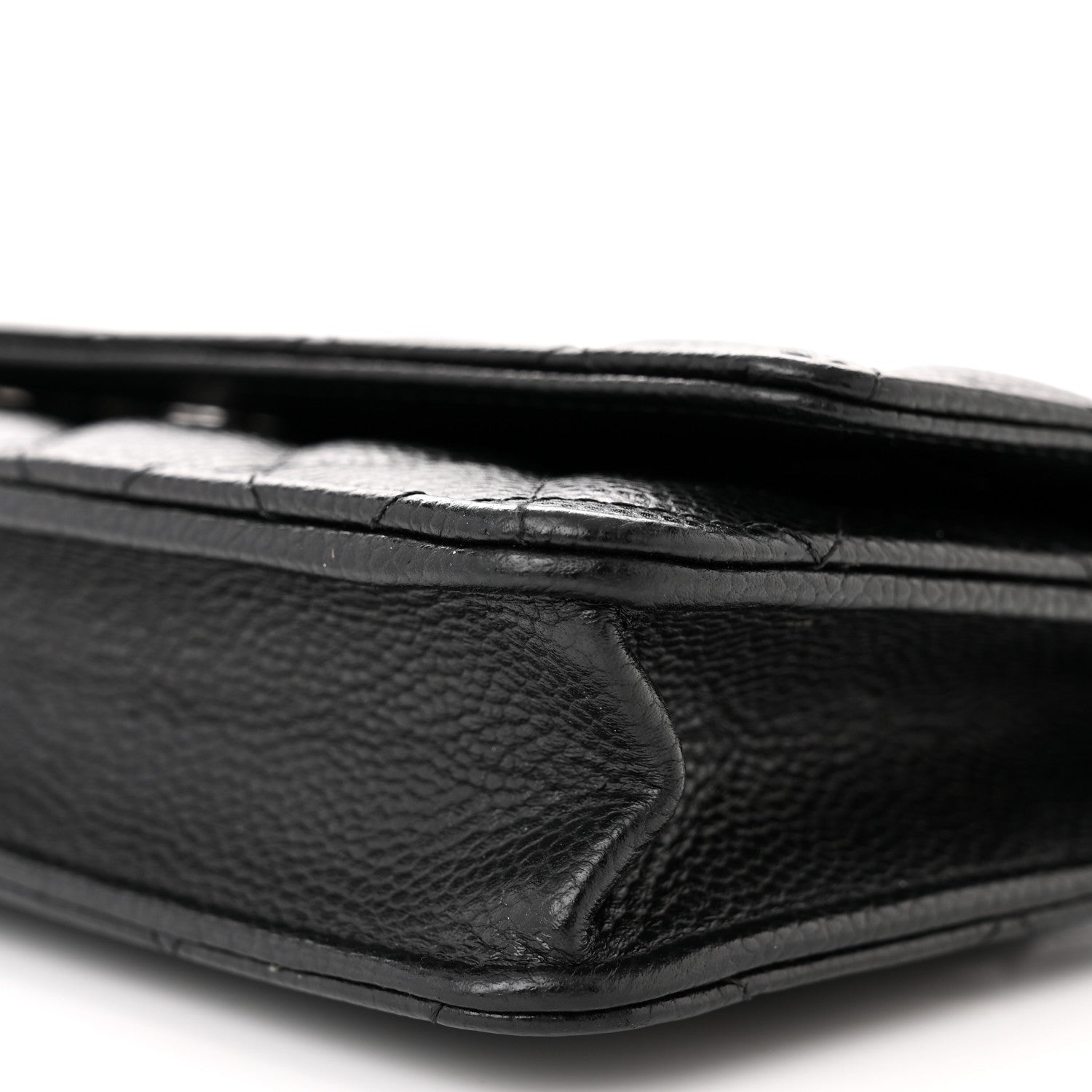 Chanel Caviar Quilted Wallet on Chain WOC Black 11 of 12
