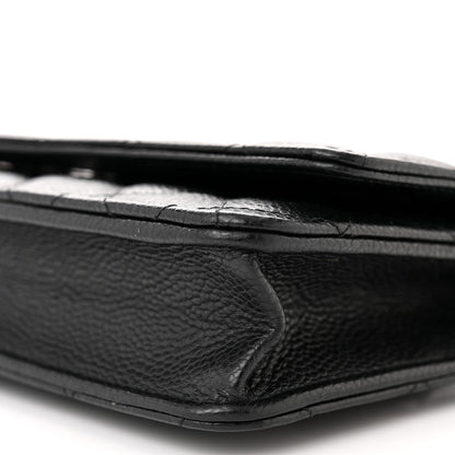 Chanel Caviar Quilted Wallet on Chain WOC Black 11 of 12