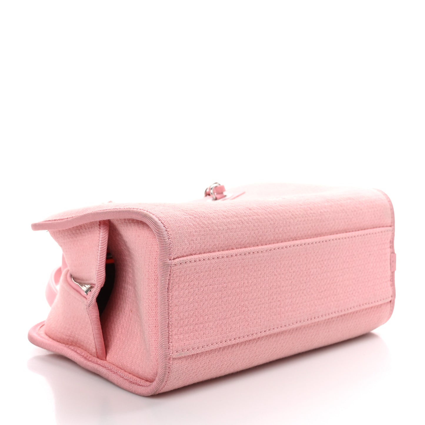 Canvas Deauville Small Bowling Bag Pink