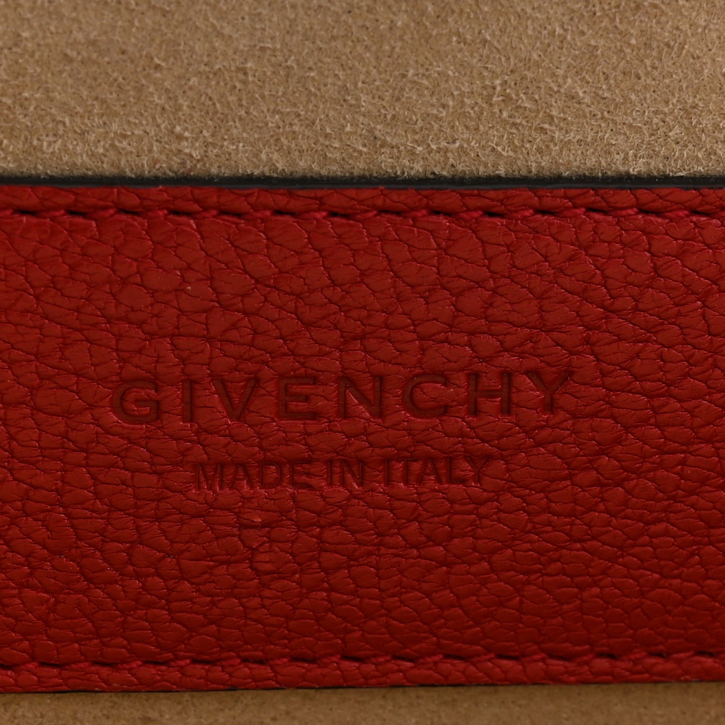 Goatskin Small GV3 Shoulder Bag Bright Red