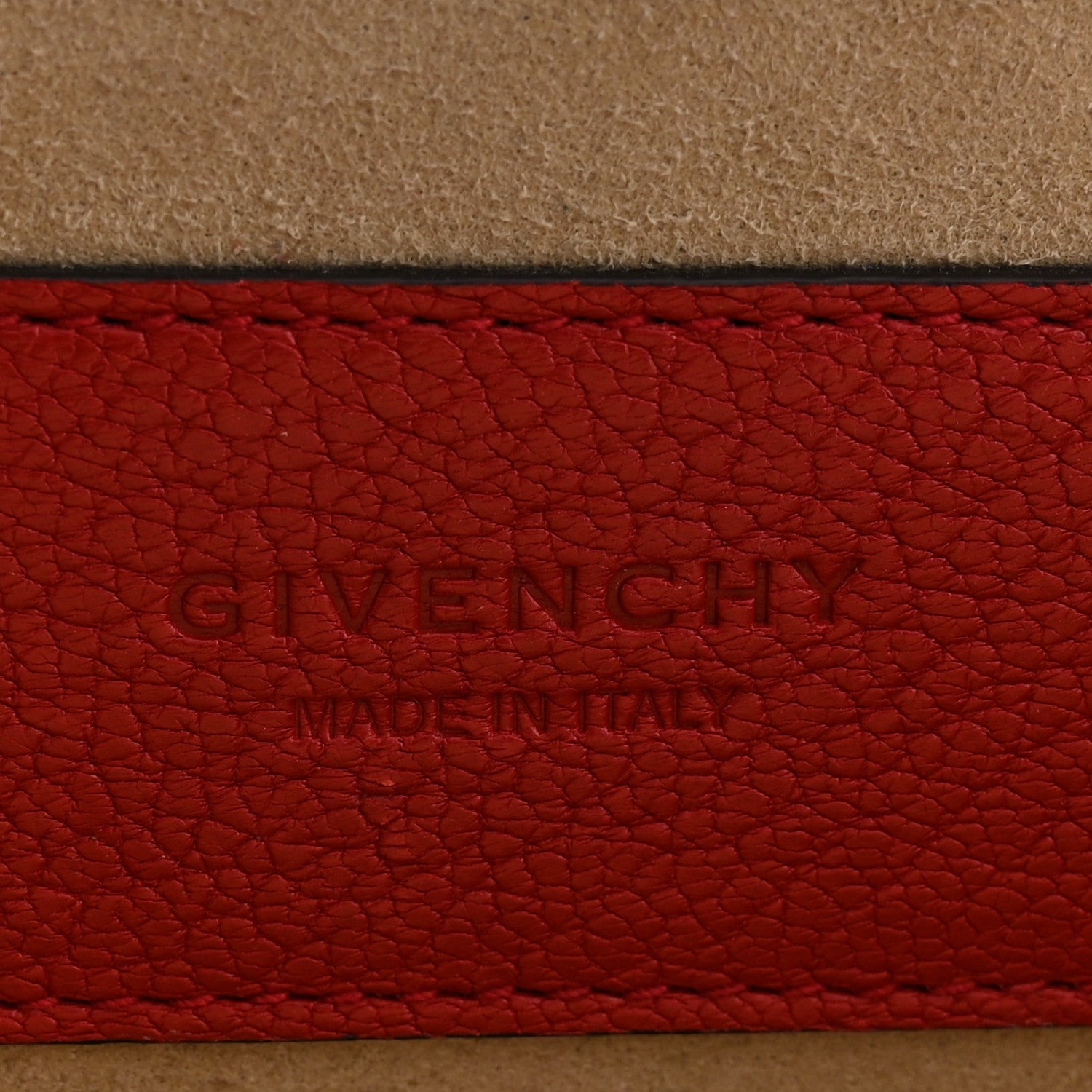 Givenchy Goatskin Small GV3 Shoulder Bag Bright Red 6 of 10