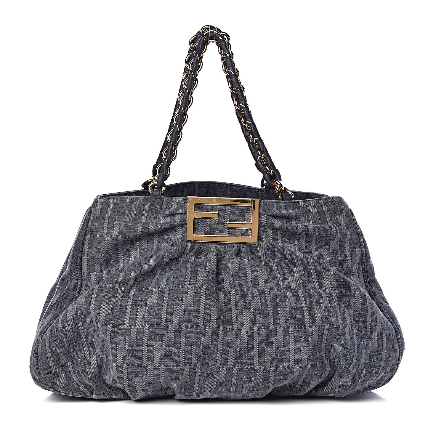 Denim Zucca Mia Tote Blue