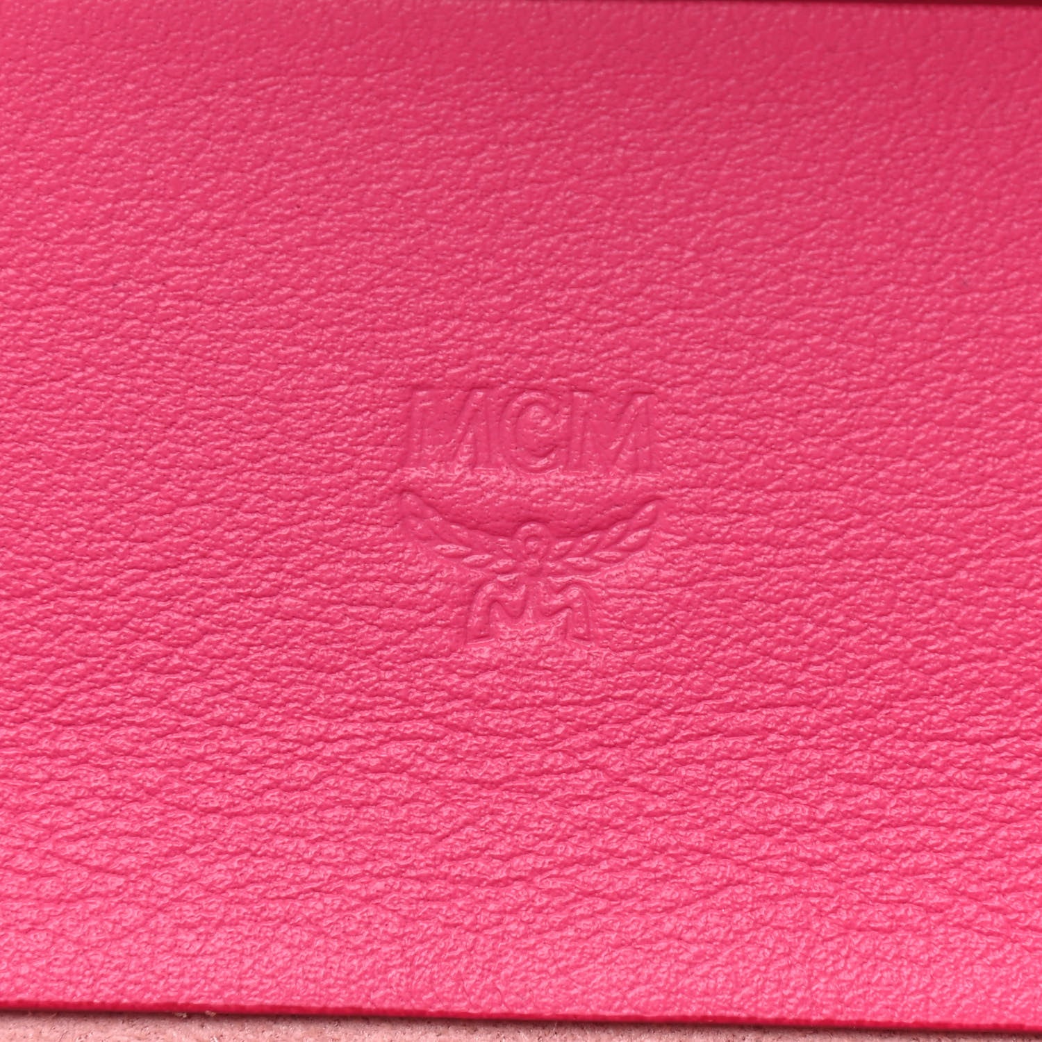 MCM Calfskin Ottomar Monogram Soft Berlin Belt Bag Pink 6 of 10