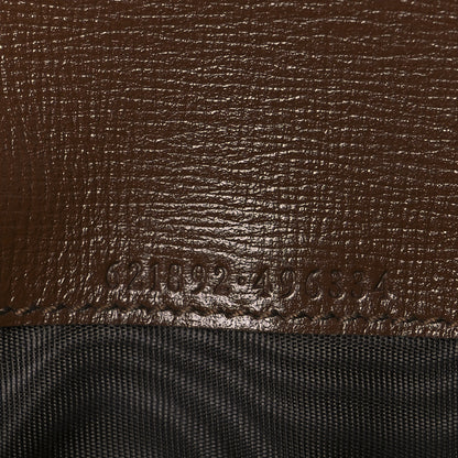 Gucci GG Supreme Monogram Azalea Calfskin Horsebit 1955 Wallet On Chain Beige Ebony Brown Sugar 7 of 10