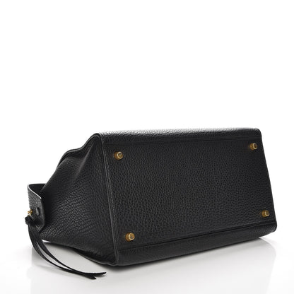 Celine Bullhide Calfskin Medium Ring Bag Black 4 of 9