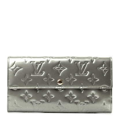 Louis Vuitton Vernis Sarah Wallet Gris Art Deco 1 of 8