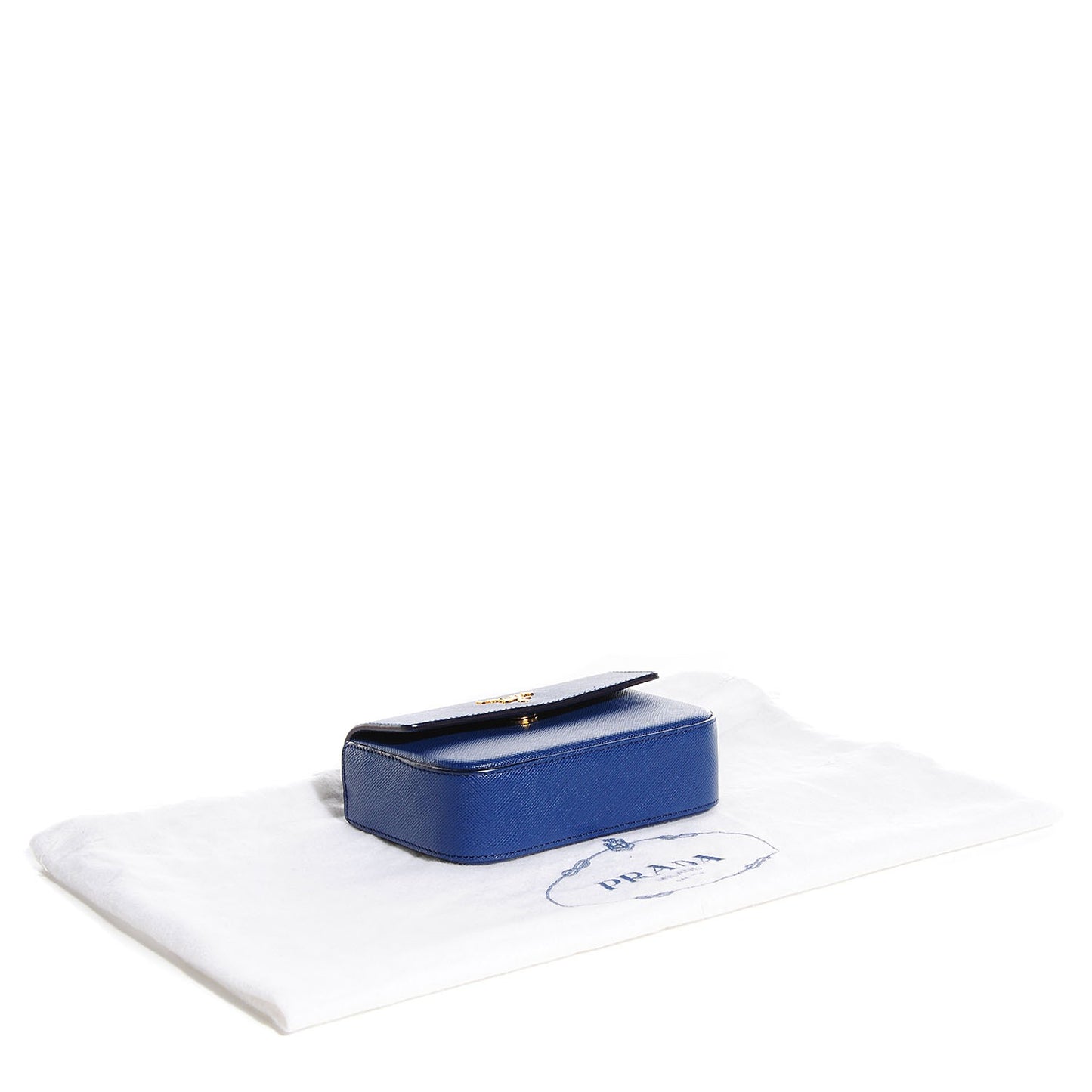 Saffiano Box Clutch Bleuette