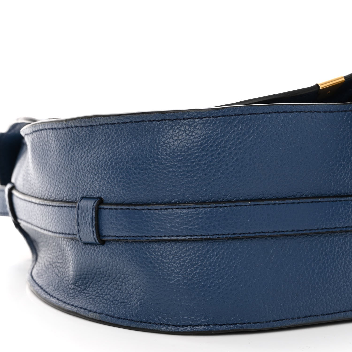 Chloe Calfskin Medium Marcie Round Crossbody Bag Royal Navy 8 of 11
