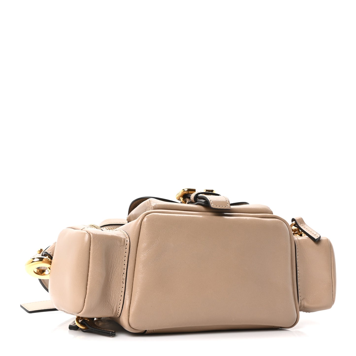 Shiny Buffalo Small Double Carry Camera Bag Mushroom