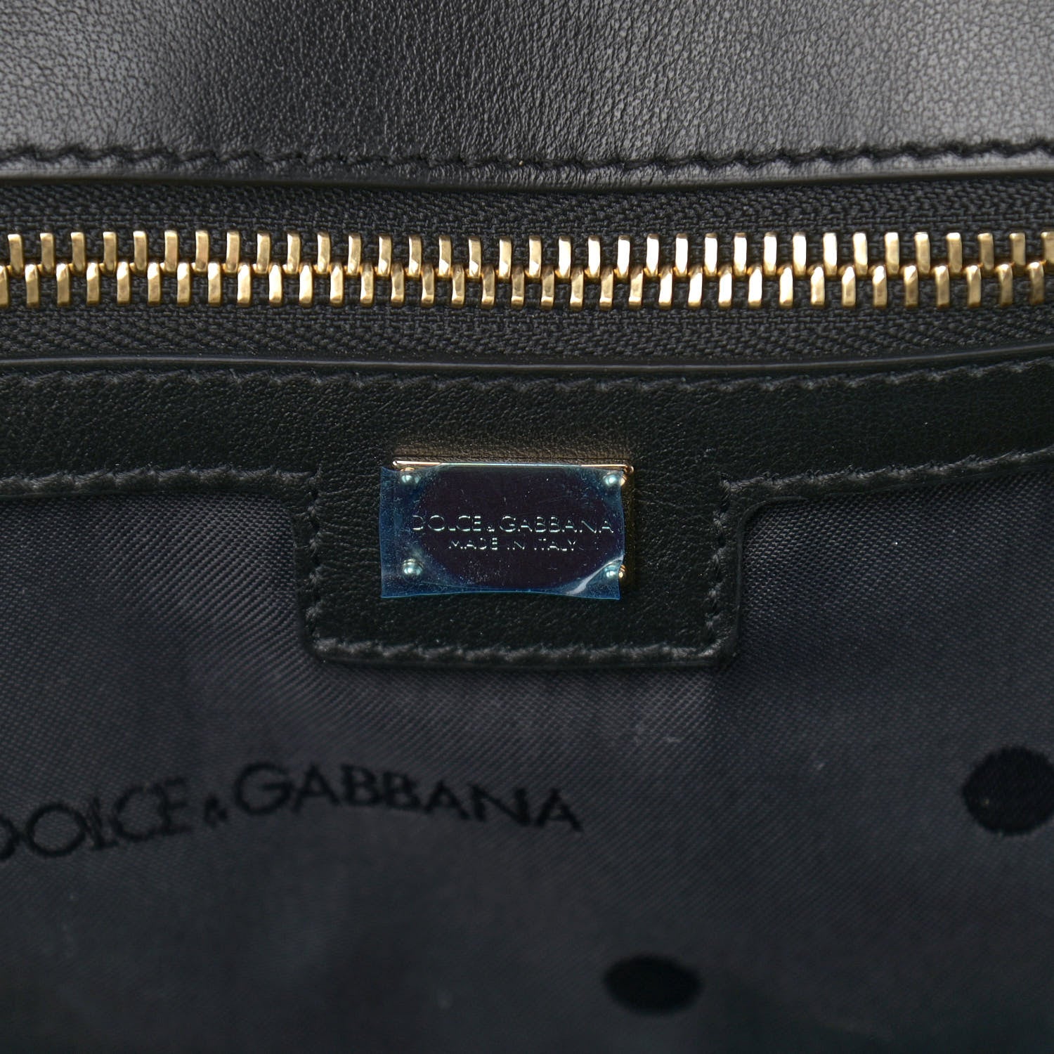 Dolce & Gabbana Calfskin Monreale Travel Bag Black 6 of 12