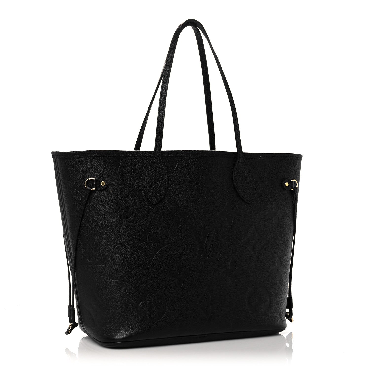 Louis Vuitton Empreinte Monogram Giant Neverfull MM Black 3 of 9