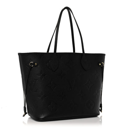 Louis Vuitton Empreinte Monogram Giant Neverfull MM Black 3 of 9