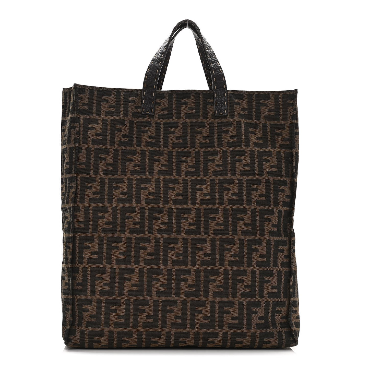 Zucca Cuoio Romano Selleria Special Shopping Tote Tobacco Moro