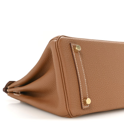 Hermes Togo Birkin 25 Gold 9 of 11