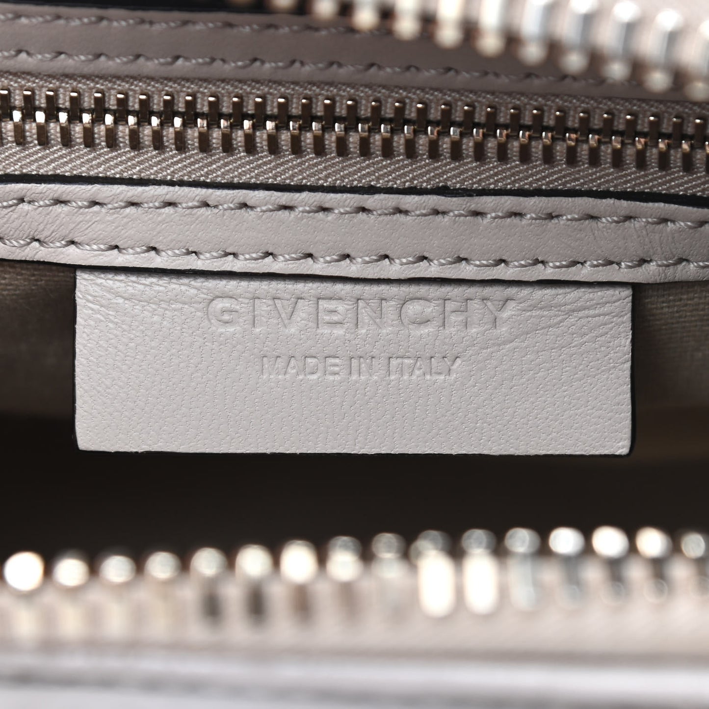 Calfskin Crocodile Embossed Mini Antigona Dune