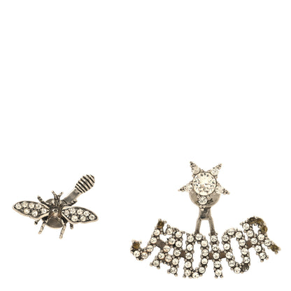 Christian Dior Palladium Crystal J'adior Earrings 1 of 5