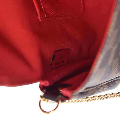 Louis Vuitton Damier Ebene Favorite MM 7 of 8