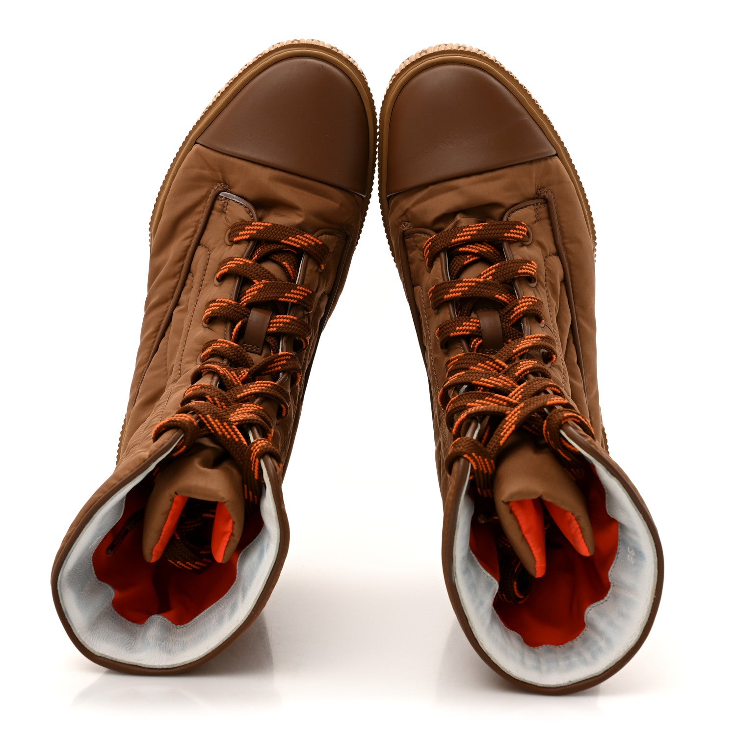 Hermes Calfskin Parachute Fresh Ankle Boots 38 Brun Amourette 2 of 12