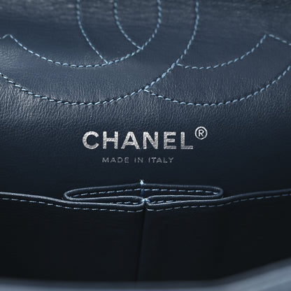 Chanel Patent Quilted 2.55 Reissue 226 Flap Blue 6 of 10