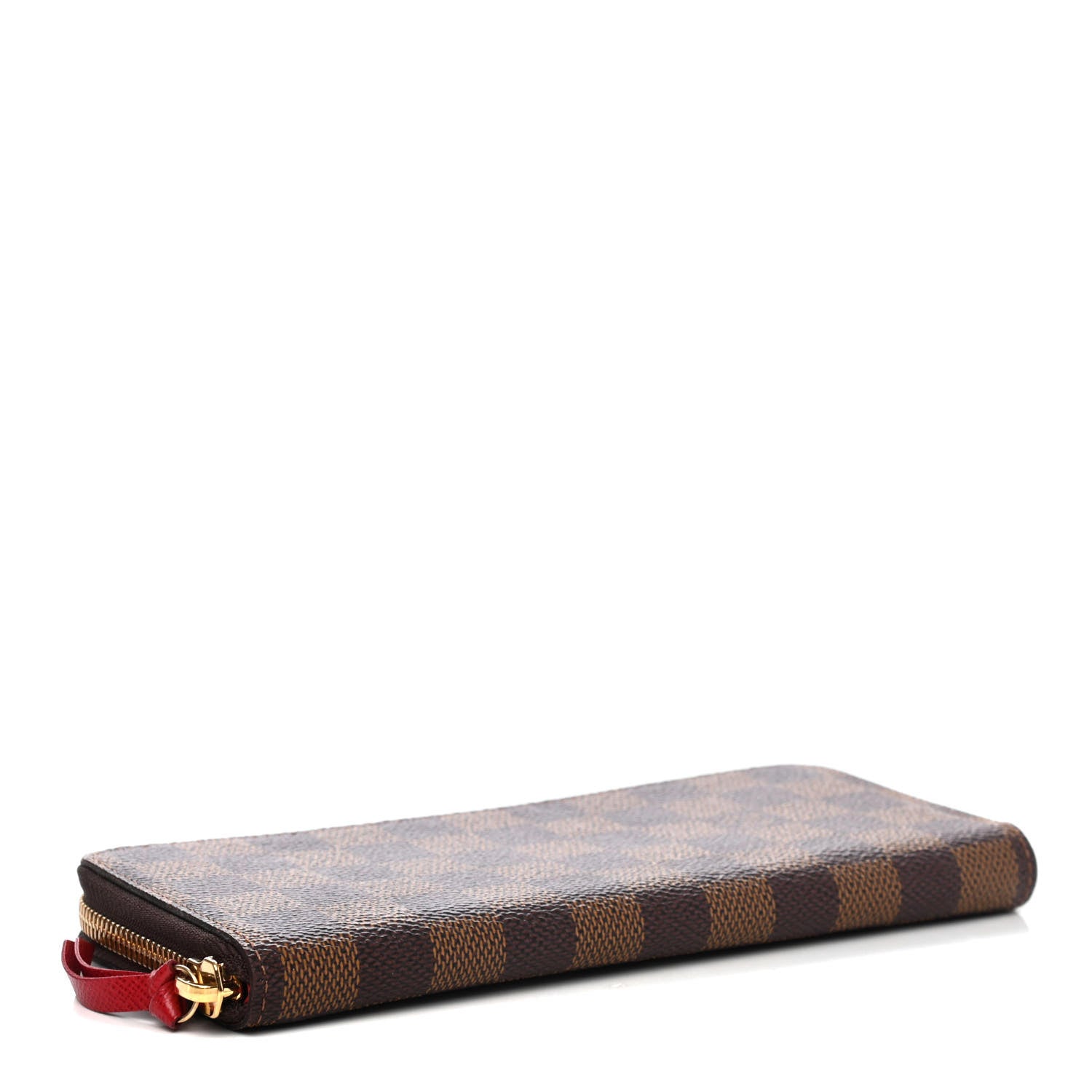 Louis Vuitton Damier Ebene Clemence Wallet Cherry 3 of 4