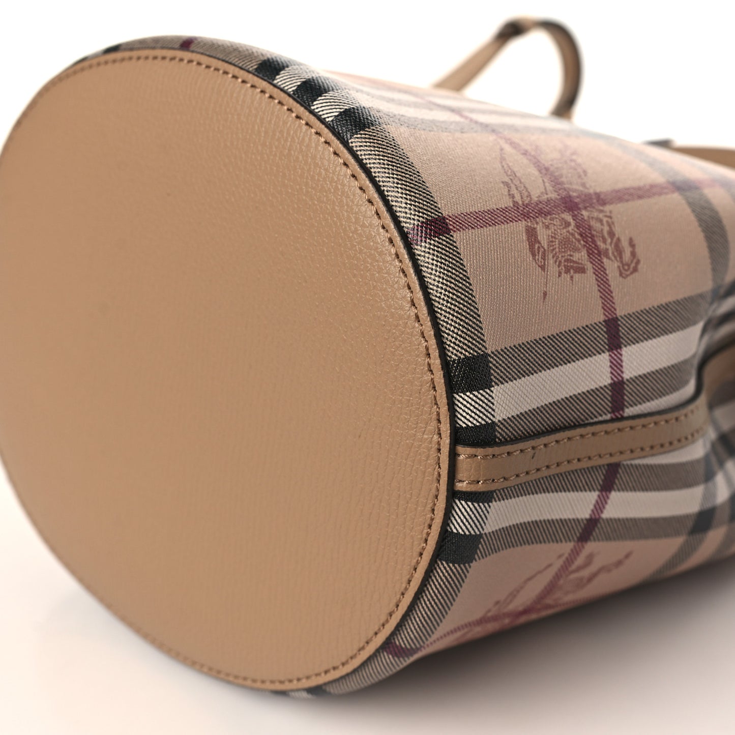 Haymarket Check Colours Small Lorne Bucket Crossbody Camel