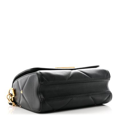 Louis Vuitton Lambskin Quilted Twist MM Black 5 of 10
