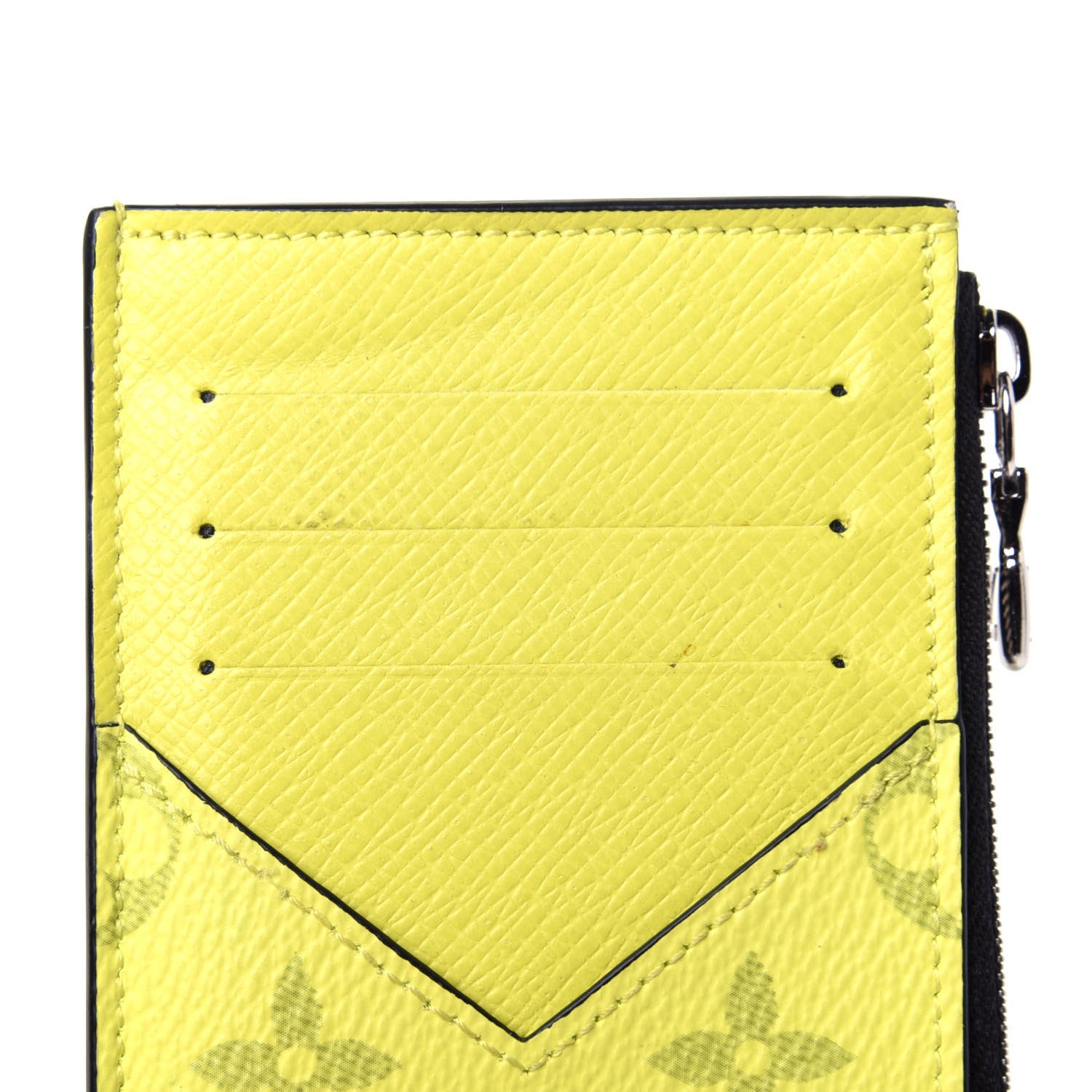 Louis Vuitton Monogram Taiga Coin Card Holder Yellow 11 of 11