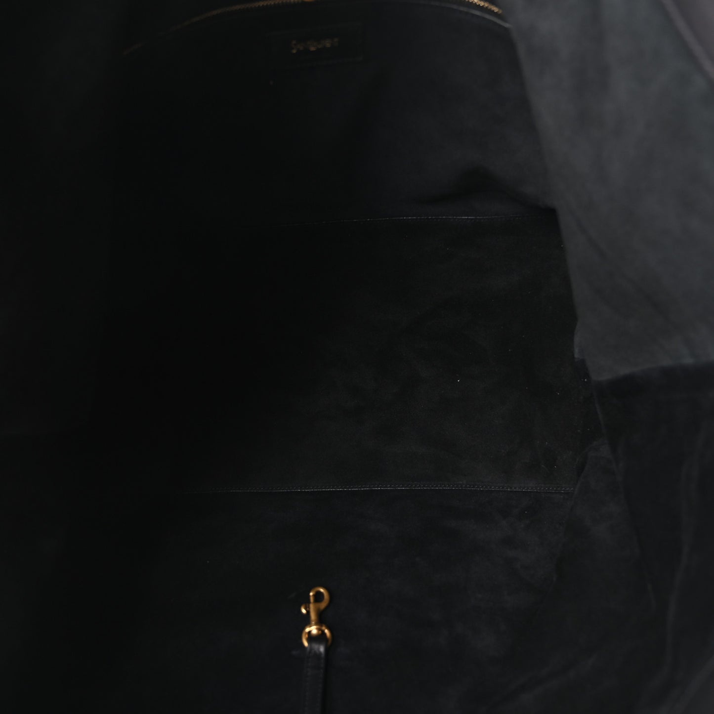 Calfskin Y Tote Black