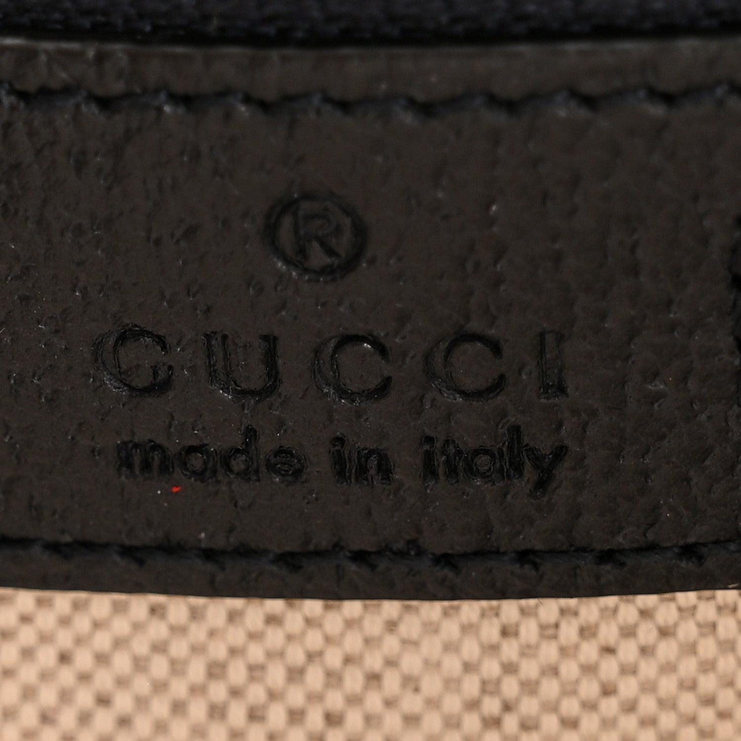 Gucci GG Supreme Monogram Textured Dollar Calfskin Web Small Ophidia Half Moon Hobo Beige Blue 6 of 11
