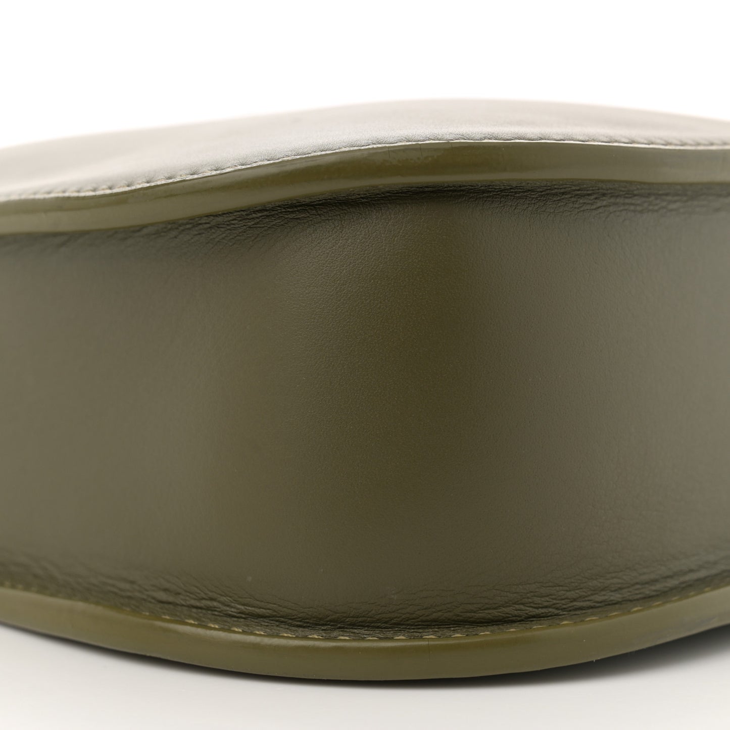Grained Calfskin Fleur Crossbody Green