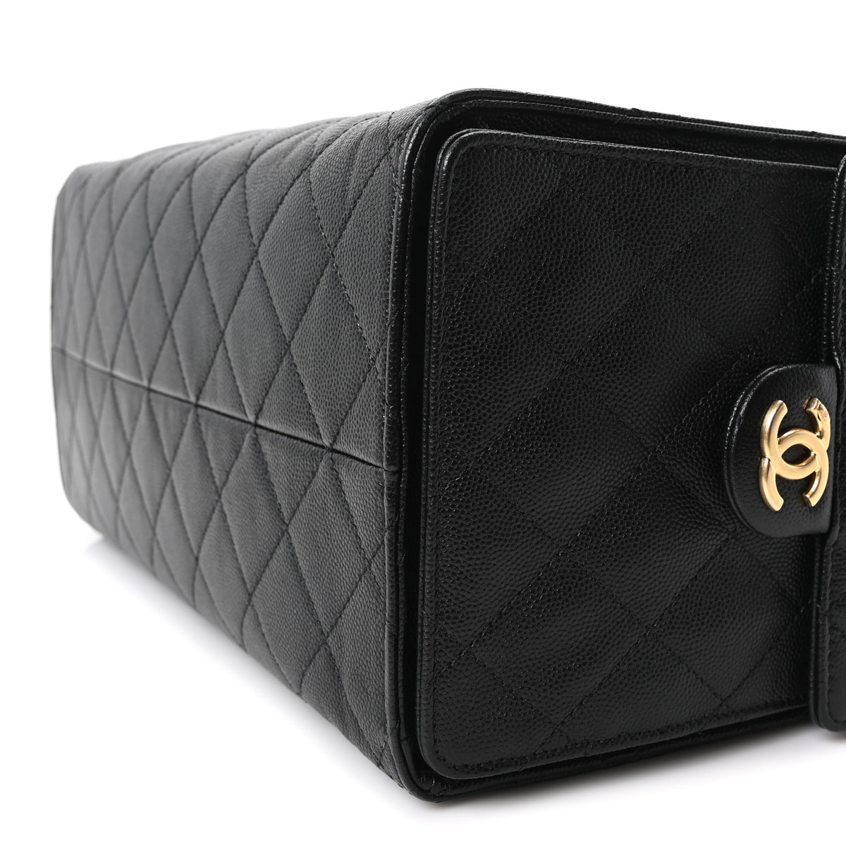 Chanel Caviar Quilted Medium Chanel 25 Handbag Black 11 of 12
