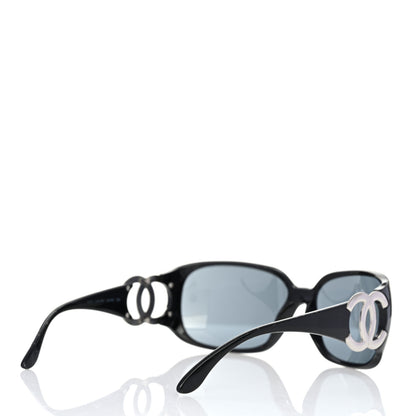 Chanel Acetate CC Sunglasses 6014 Black 4 of 10