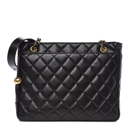 Chanel Lambskin Quilted Shoulder Bag Black 1 of 12