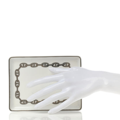 Hermes Porcelain Chaine d' Ancre Sushi Plate 3 of 15