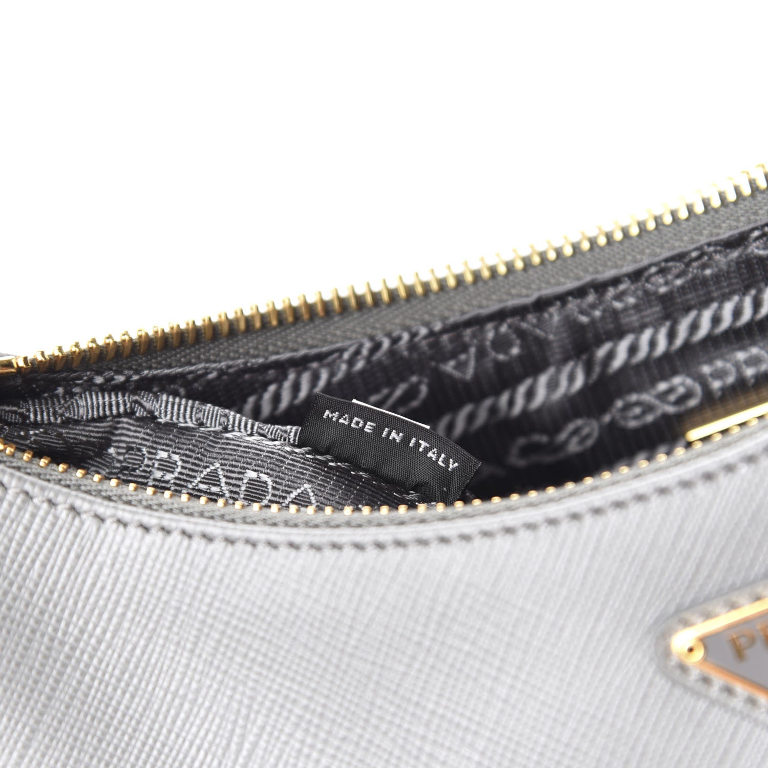 Prada Saffiano Re-Edition 2005 Shoulder Bag Ardesia 7 of 10